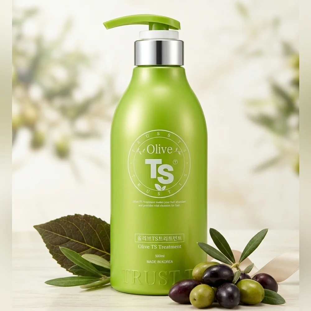 Olive TS Treatment Repair Dry Damaged Hair Pump Bottle Treatment Hair